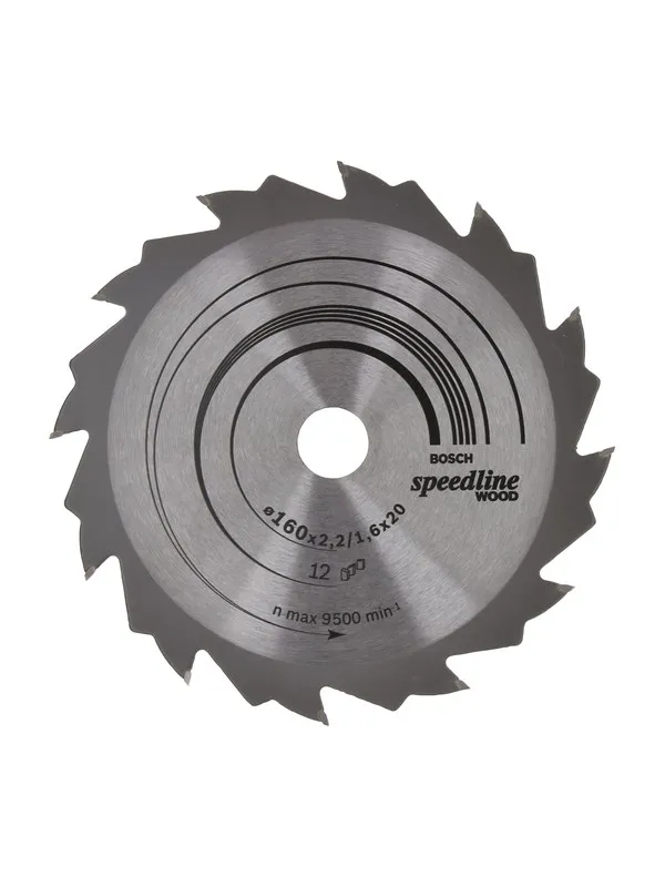 Bosch Sirkelsagblad Speedline Wood 160 x 20 x 2,2 mm, 12