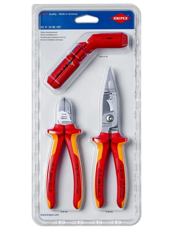 KNIPEX Installasjonssett for elektrikkeren