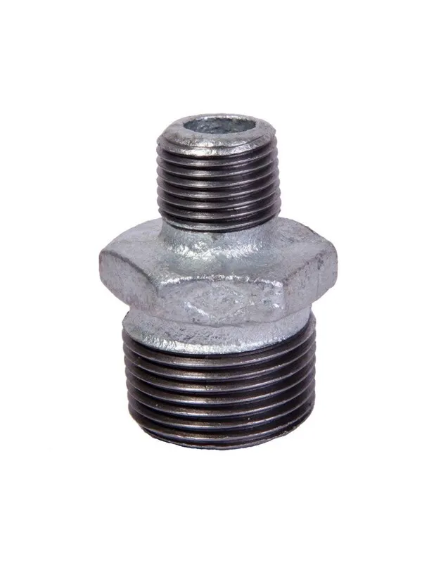 Unite Hexagon nipple unite g 1/2 x 3/8