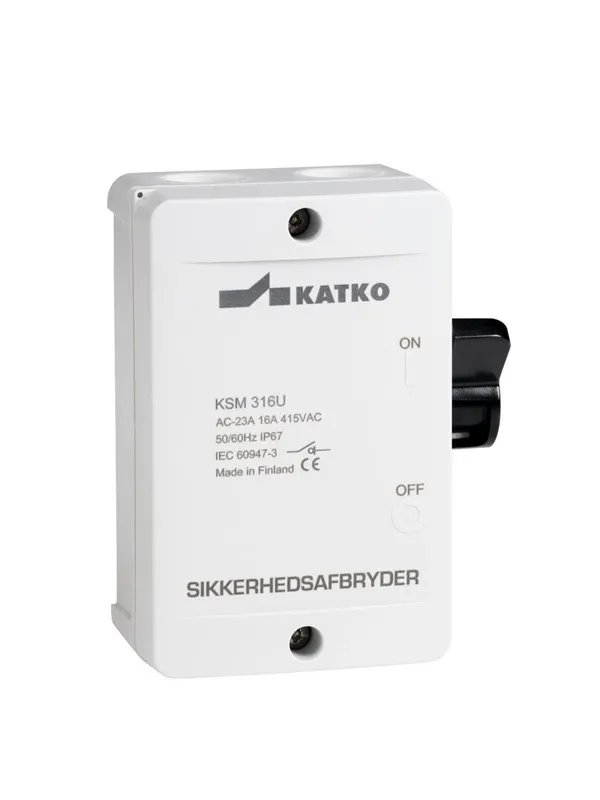 Katko side operated service switch 3 pole + auxiliary switch 25a