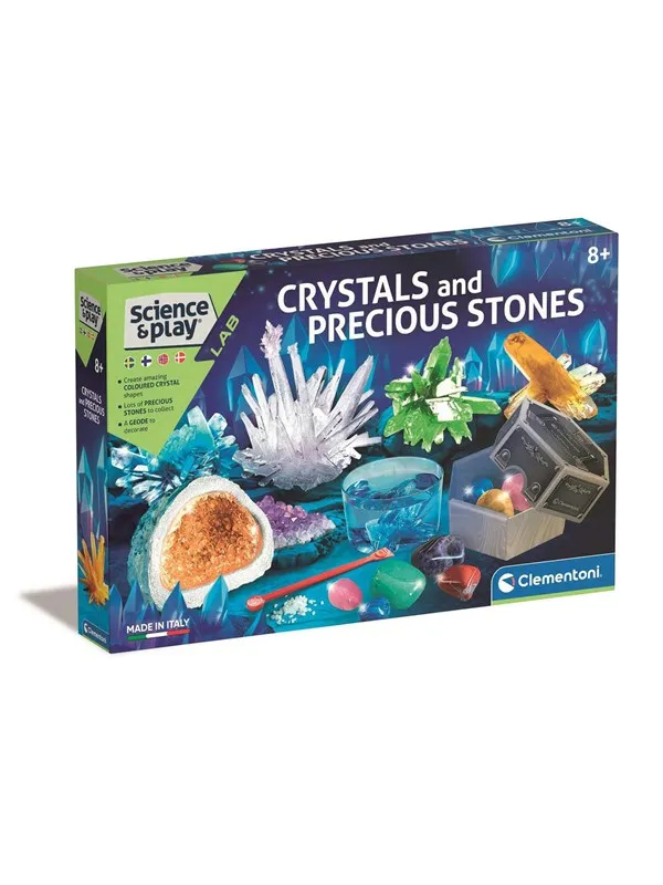 Clementoni Scienc & Play Lab - Crystals & Precious Stones (Nordic)