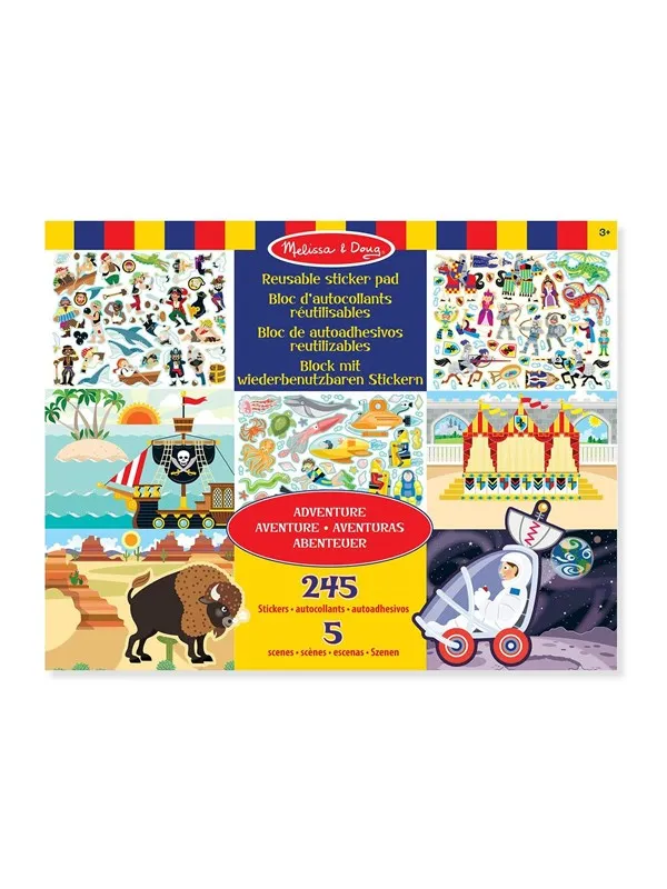 Melissa & Doug Reusable Sticker Pad Adventure
