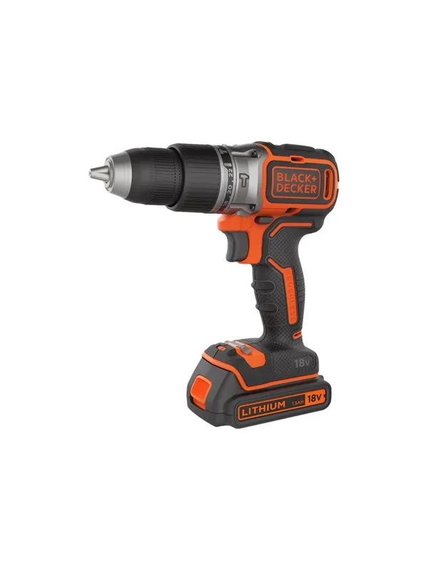 Black & Decker BLACK+DECKER - hammer drill - cordless - 2-speed
