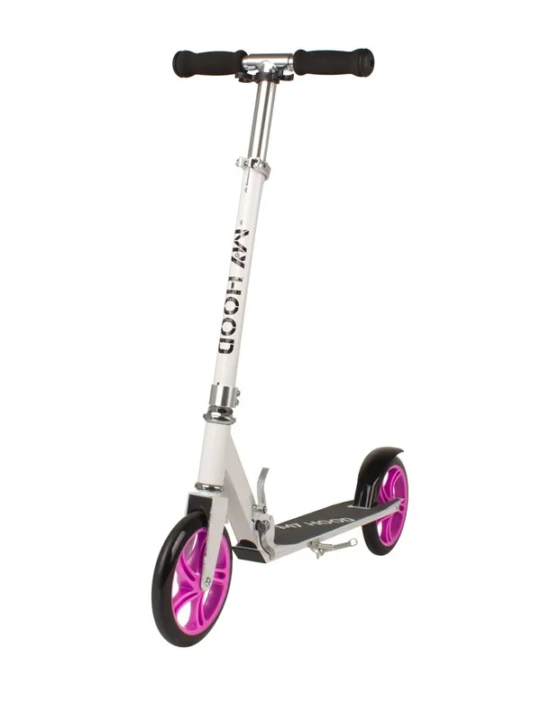 My Hood 200 Scooter - White/Pink