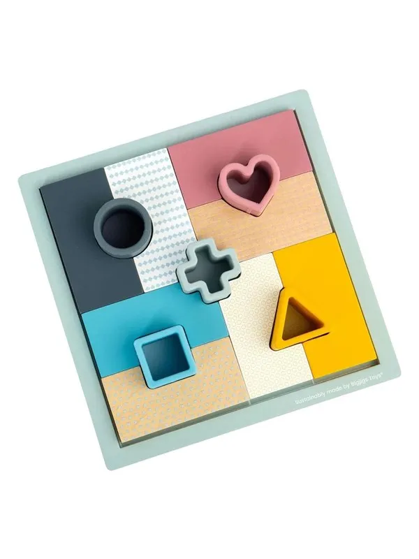 Bigjigs Wooden Mosaic Puzzle - 14 pcs.