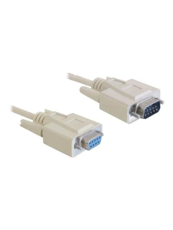 DeLOCK serial extension cable - DB-9 to DB-9 - 5 m