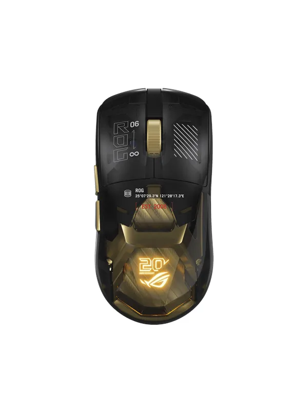 ASUS ROG Harpe II Extreme Edition 20 - Gaming mus - Optisk - 5 - Svart