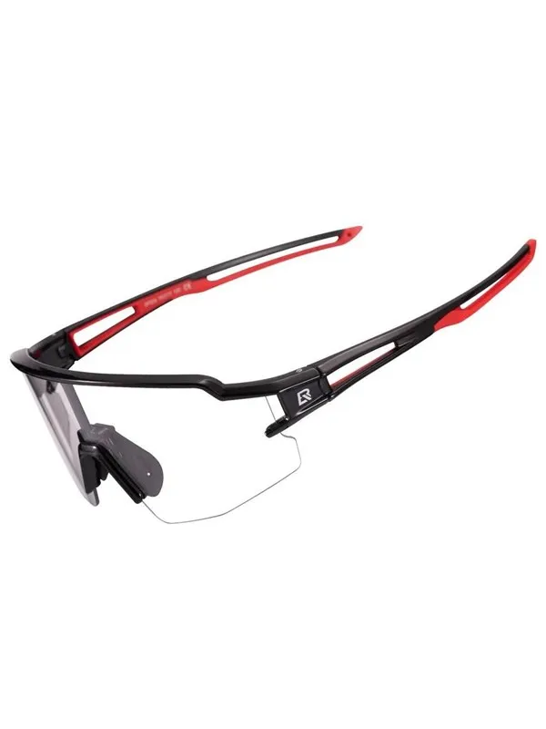 Rockbros 10173 Photochromic UV400 Cycling Glasses - Black and Red
