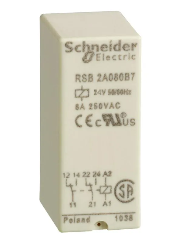 Schneider Electric Relay+socket.2co.24vac