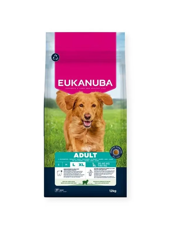 Eukanuba Adult Large Breed, Lamb & Rice, 12kg