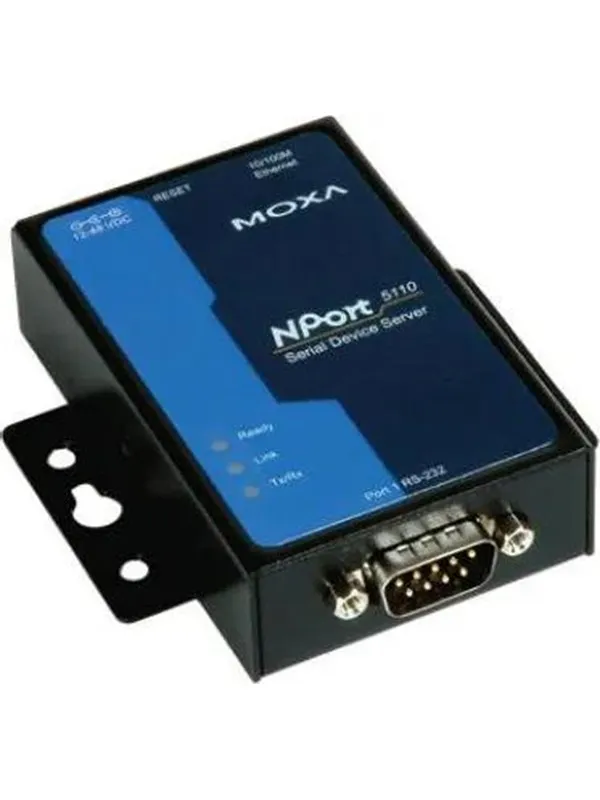 Moxa NPort 5110 1-Port RS-232 Device Server (0 to 55°C operating temperature)