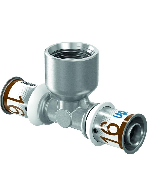 Uponor s-press plus tee adapter female thread 32 mm x 34