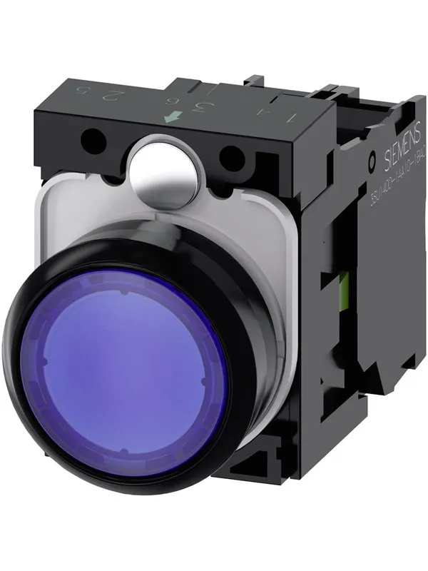 Siemens Illuminated pushbutton blue