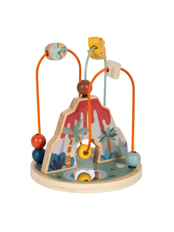 Small Foot - Wooden Motor Skills Spiral Volcano and Dino
