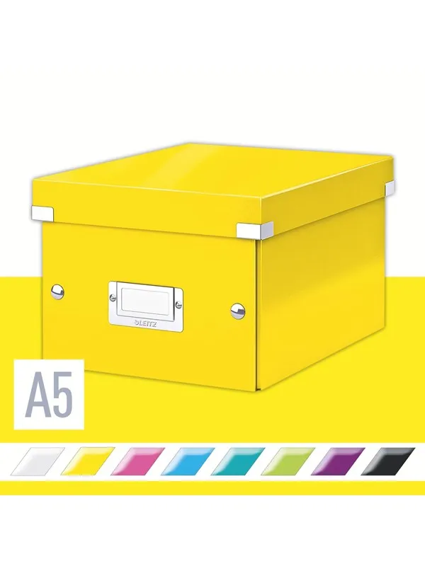 Leitz Oppbevaringsboks Click & Store  WOW Small Gul