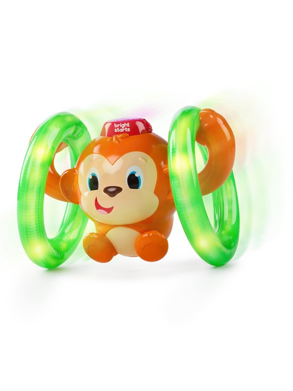 Bright Starts Roll & glow monkey