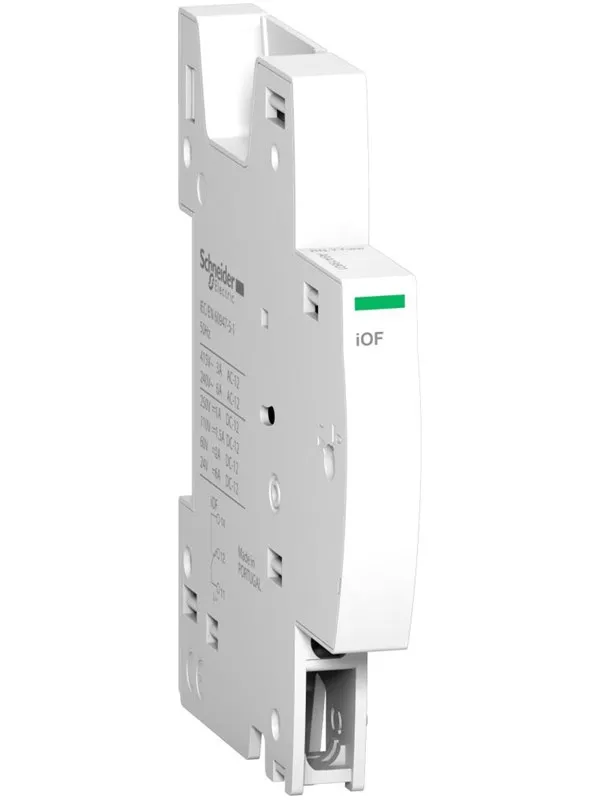 Schneider Electric Acti9 ic60 rcbo - auxiliary contact -  1of - ac/dc