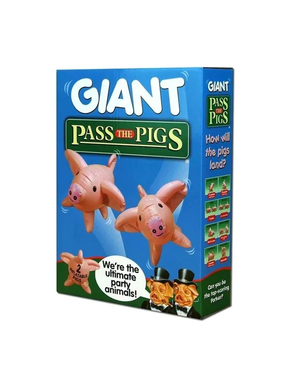 Winning Moves Giant Pass the Pigs Inflatable Dice Game (English)