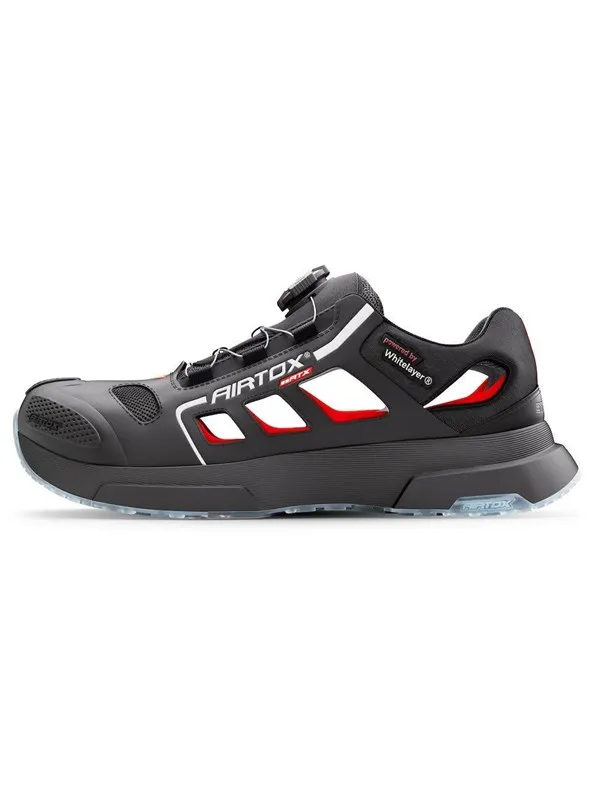 AIRTOX FS22 vernesandal ATX, svart/rød - Str. 38