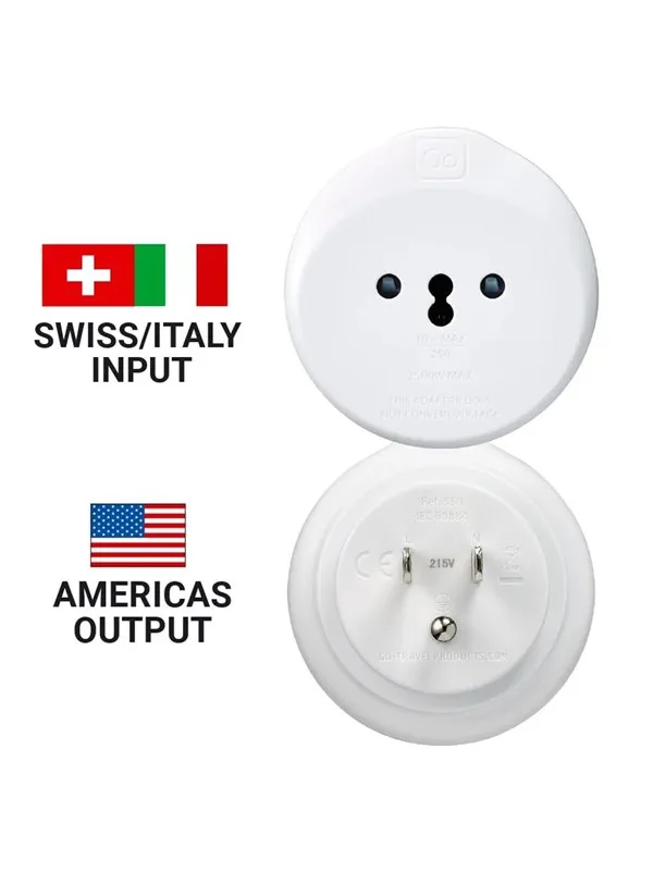 Go Travel Adapter för SWISS/ITA - USA