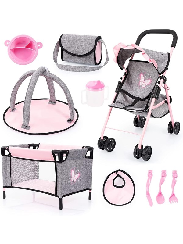Bayer Design Buggy Set with Butterflies