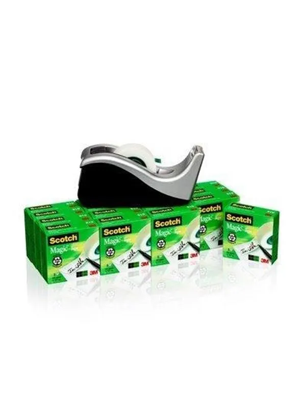 3M Table Dispenser C60 +16 pcs.19mmx33m black