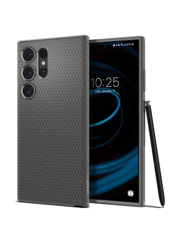 Spigen Liquid Air - granite gray - Samsung Galaxy S24 Ultra