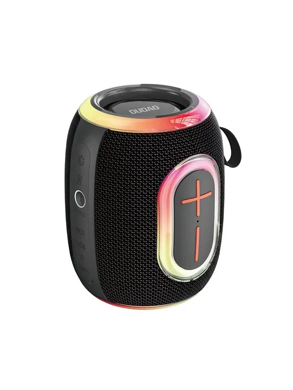 Dudao Y22 Wireless Speaker RGB Bluetooth 5.3 Backlit - Black