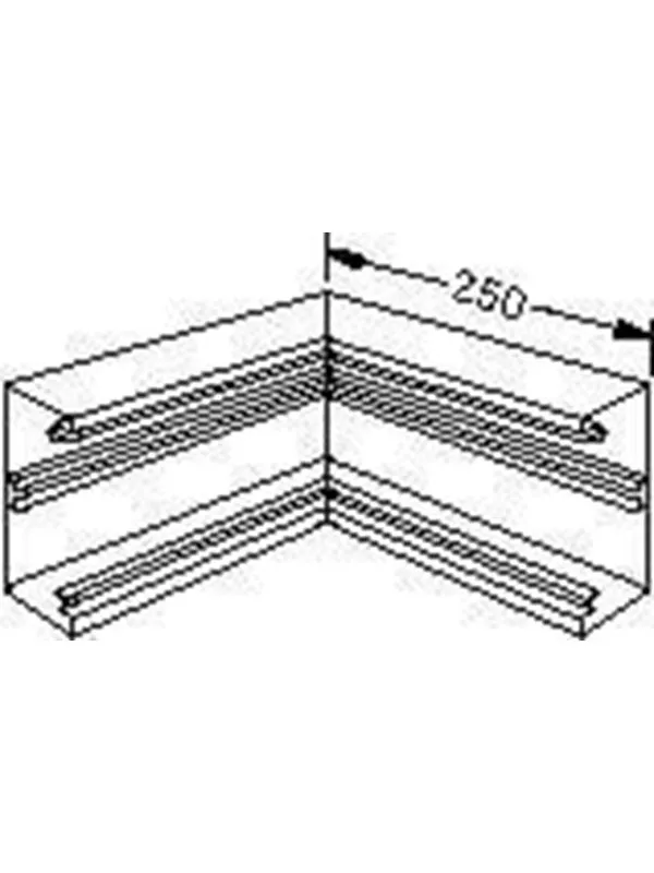Hager Inner corner br 70130 pw