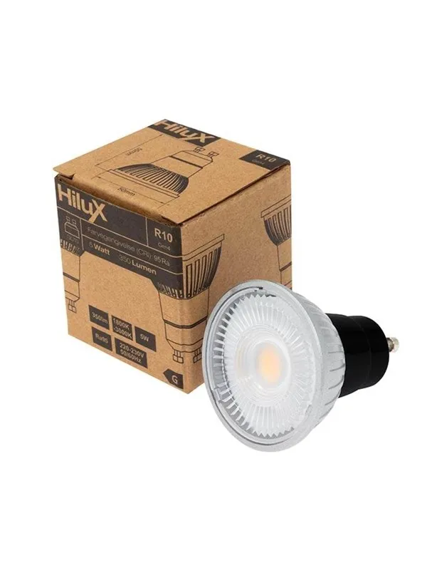 HiluX LED-lyspære R10 - Dimtone - 5W - 1800-3000K - Ra97 - GU10