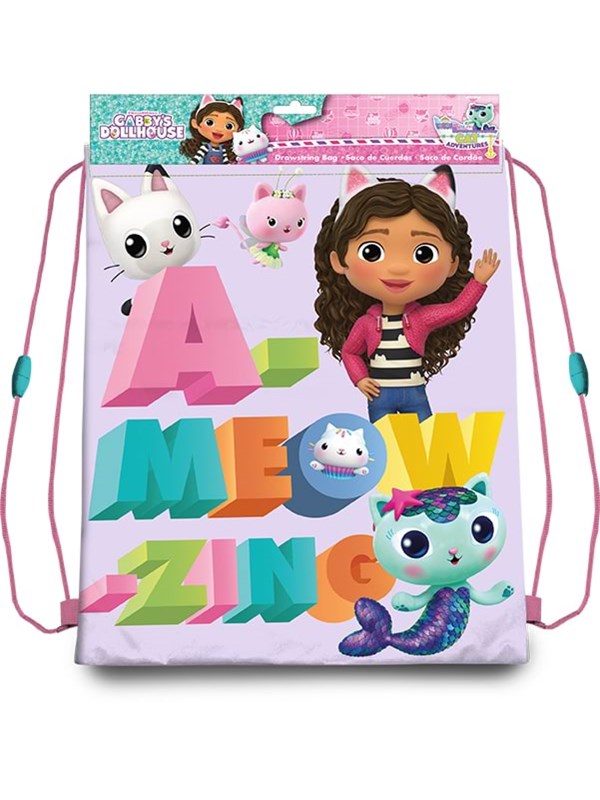 Euromic GABBY'S DOLLHOUSE Drawstring gym bag 30 x 40 cm