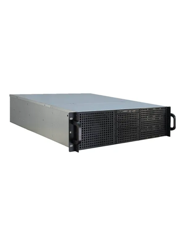 Inter-Tech IPC 3U-30255 - Kabinett - Server (Rack) - Svart