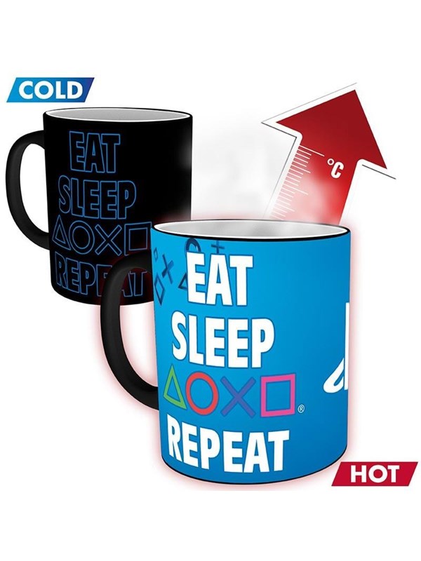 ABYstyle - PLAYSTATION - Heat Change - Eat Sleep Repeat - Krus