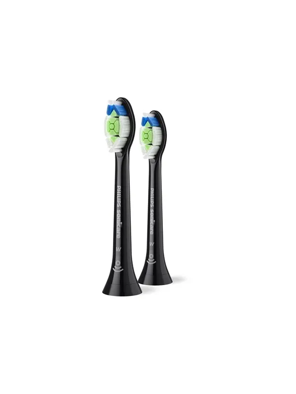 Philips Børstehoder Sonicare W2 Optimal White HX6062 - replacement brushhead - black