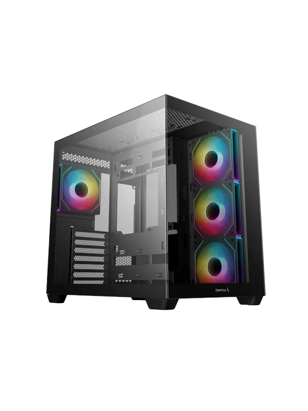 DeepCool CG530 4F - Black - Kabinett - Desktop - Svart