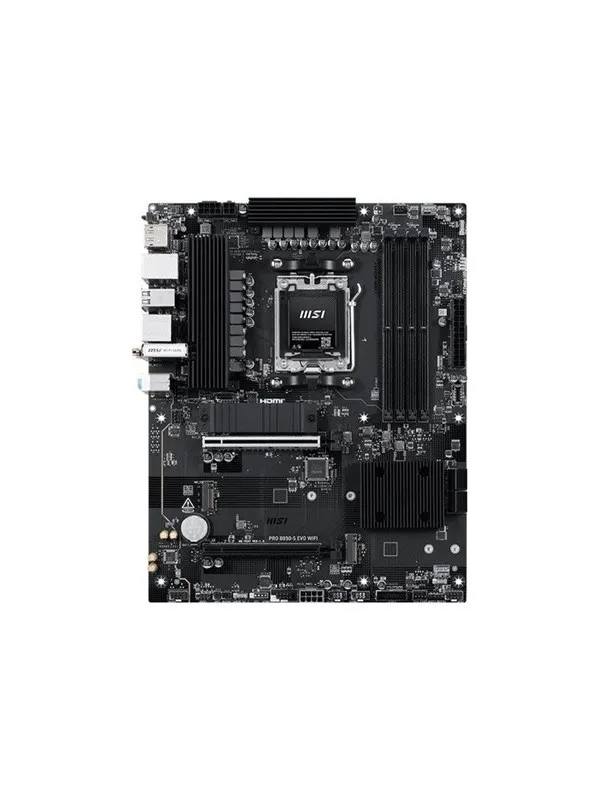 MSI PRO B850-S EVO WIFI - motherboard - ATX - Socket AM5 - AMD B850 Hovedkort - AMD B850 - AMD AM5 socket - DDR5 RAM - ATX