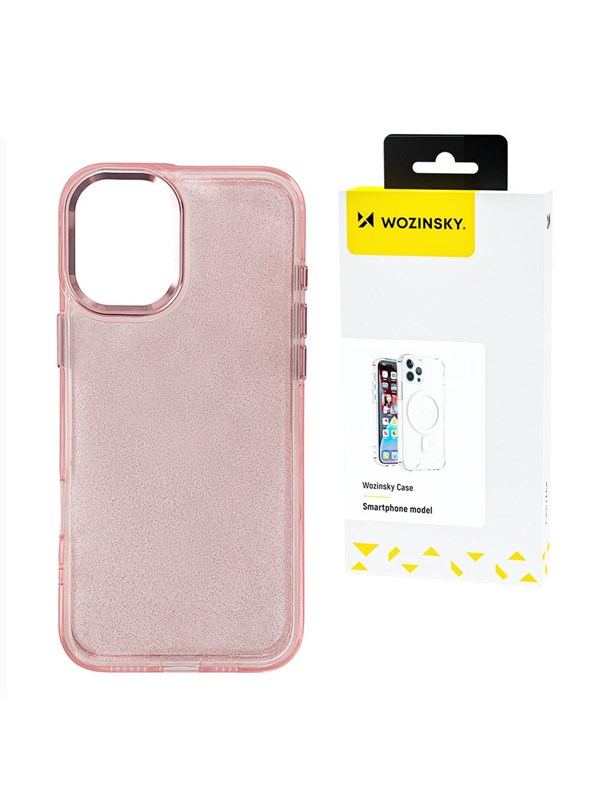 Wozinsky  Glitter Case for Samsung Galaxy S25+ - Pink with Glitter