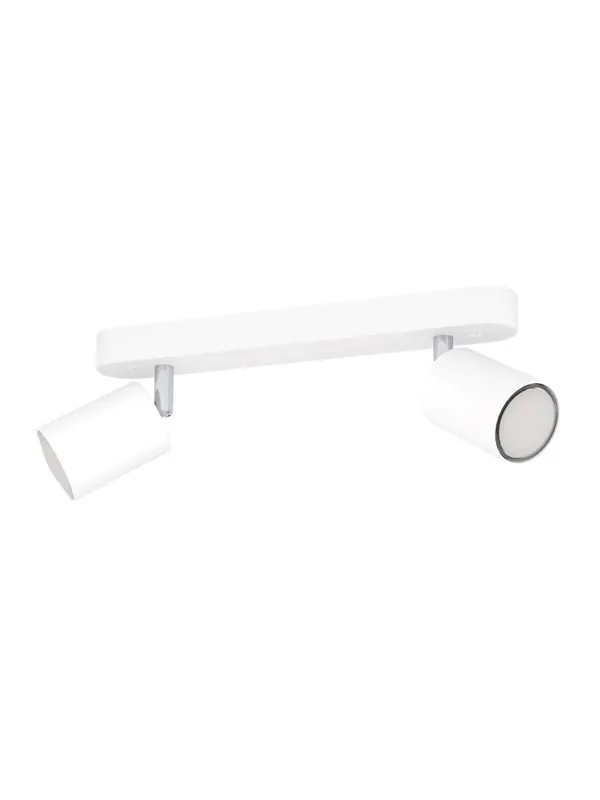EGLO ADFIRA-Z SPOT RAIL L300 GU10 2X4.9W 2X345LM HVIT/KROM