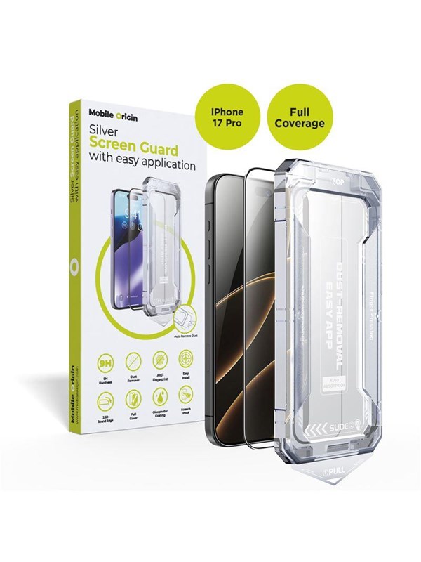 Mobile Origin Screen Guard with easy application - iPhone 17 Pro