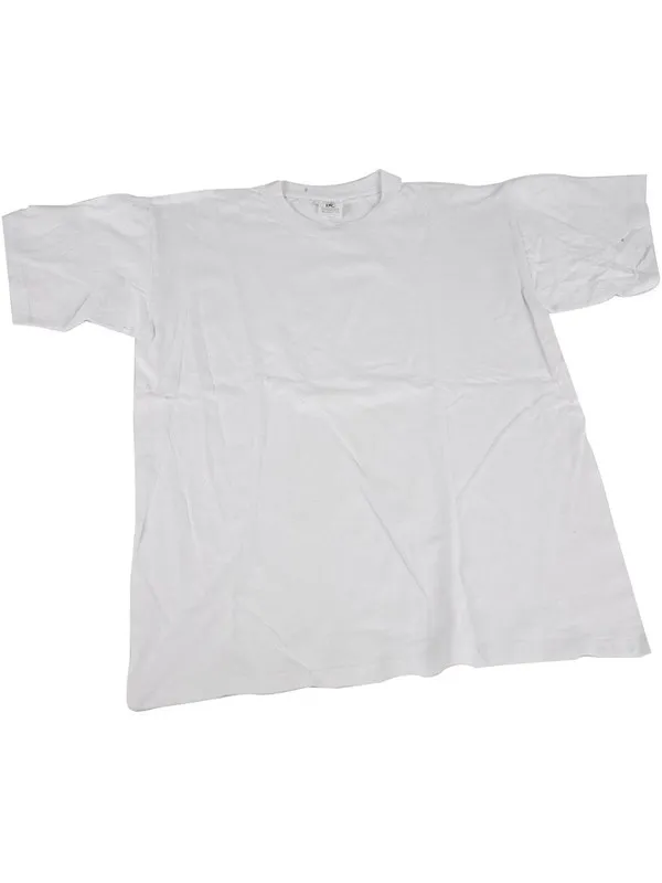 Creativ Company T-shirt White with Round Neck Cotton Size M