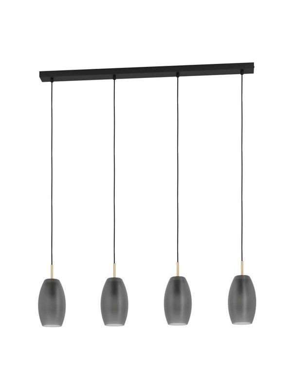 EGLO Batista black brushed brass