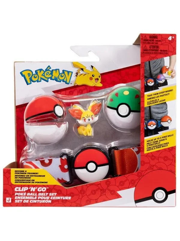 Pokemon Clip N Go Belt Set Fenniken