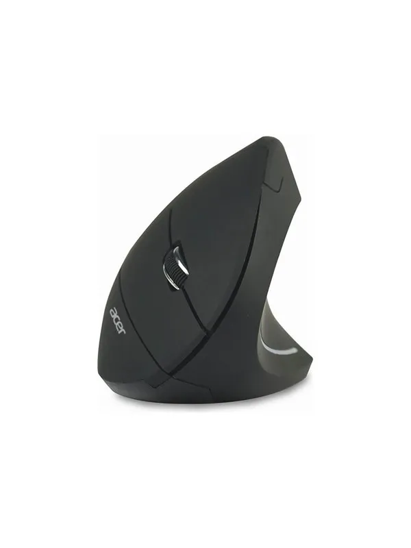 Acer - mouse - vertical - 2.4 GHz - black - Mus - Optisk - 6 - Svart