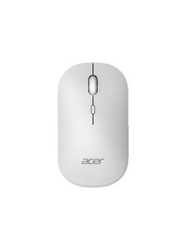 Acer AMR130 - mouse - 2.4 GHz Bluetooth 5.2 - white - Mus - Optisk LED - 4 - Hvit