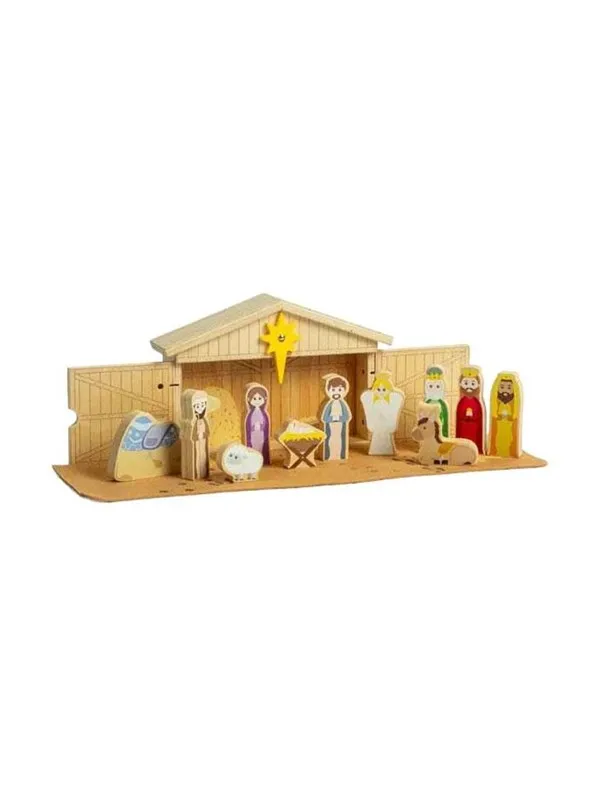 Bigjigs Wooden Nativity Set 13pcs.