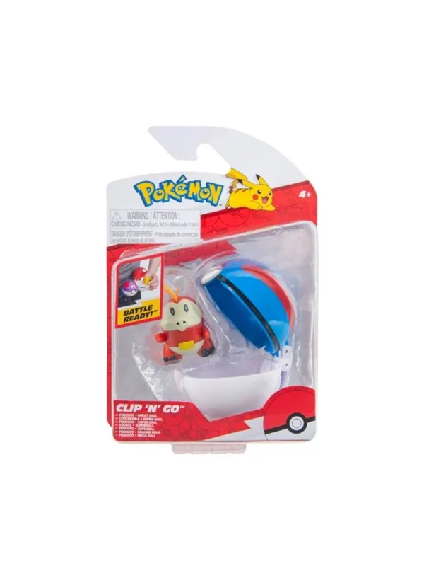 Pokemon Clip 'N' Go Fuecoco with Great Ball