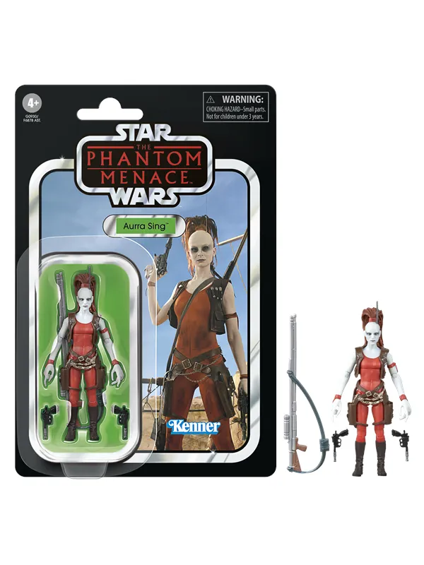Star Wars The Phantom Menance The Vintage Collection Aurra Sing 9.5 cm