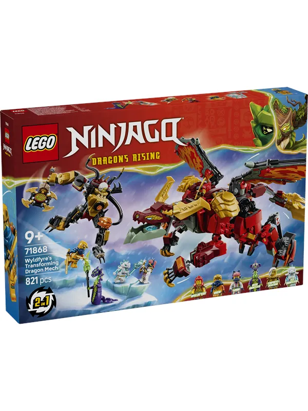 LEGO Ninjago 71868 Wyldfyres forvandlingsdragerobot
