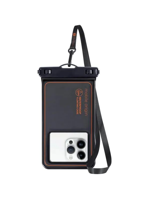 Mobile Origin Waterproof Floating case 6 -5" - black/orange