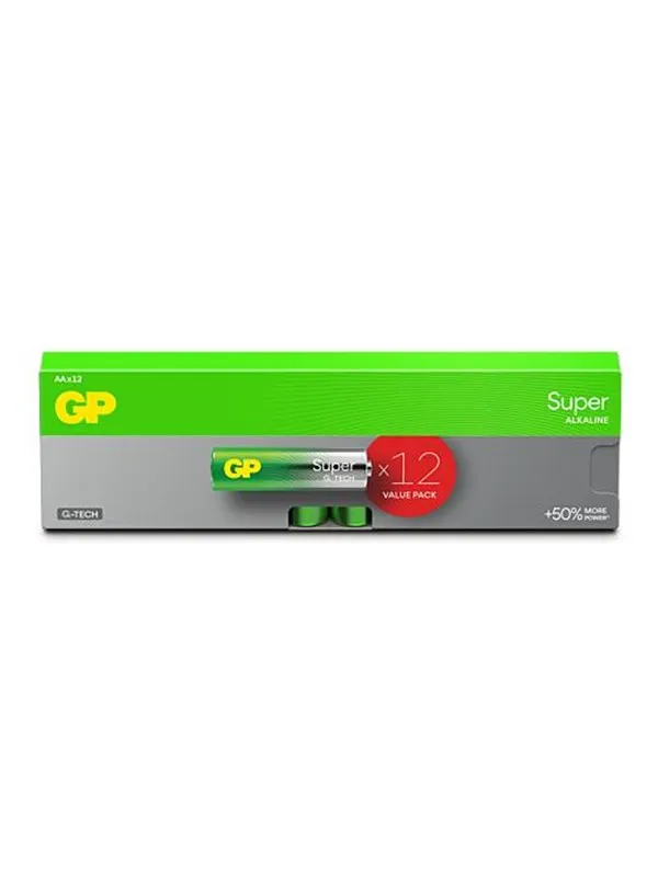 GP Battery Super Alkaline AA/LR6 12-pack